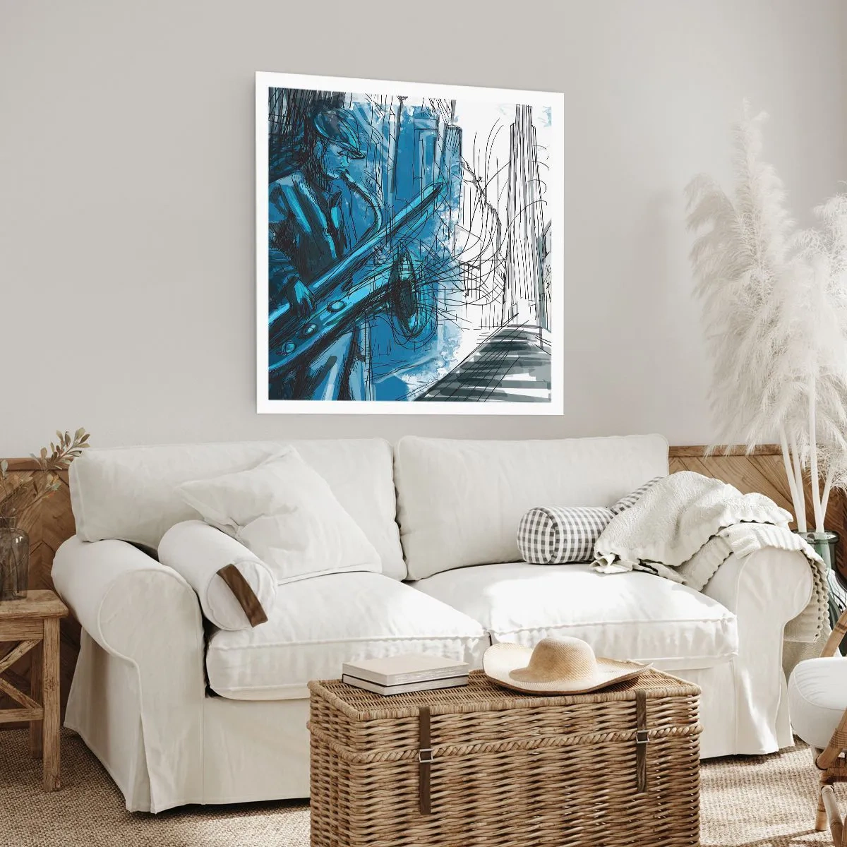 Poster - Stedelijke Rapsodie - 40x40 cm
