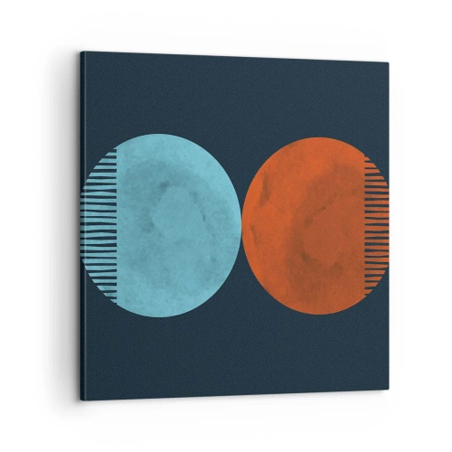 Schilderen op canvas - Alleen geometrie? - 60x60 cm