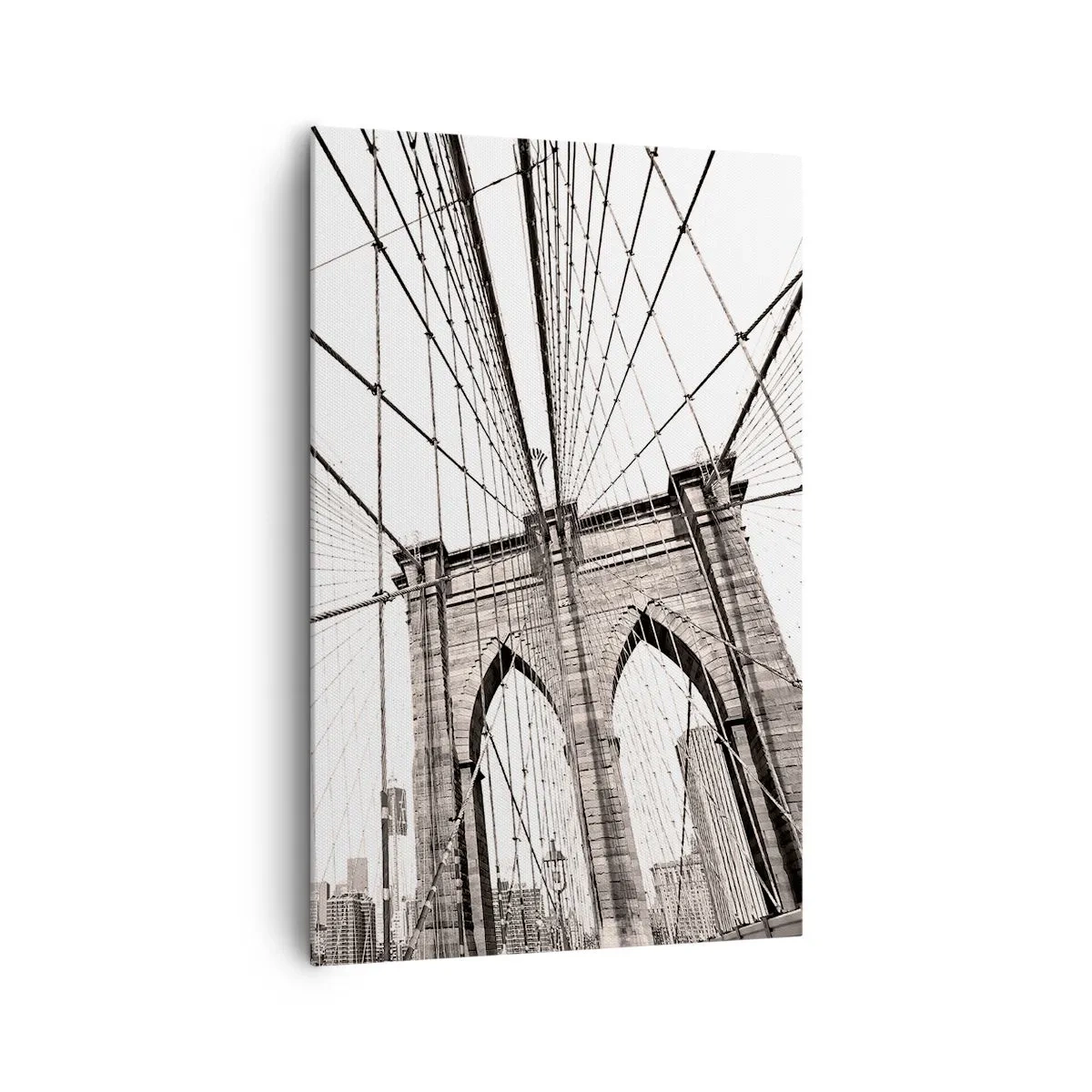 Schilderen op canvas - Kathedraal van New York - 80x120 cm