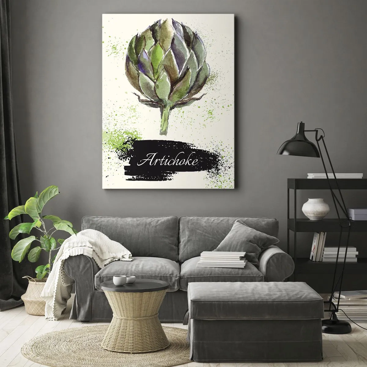 Schilderen op canvas - Eviva-groenten! - 50x70 cm