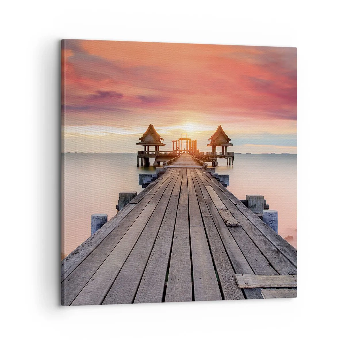 Schilderen op canvas - West in het Oosten - 60x60 cm