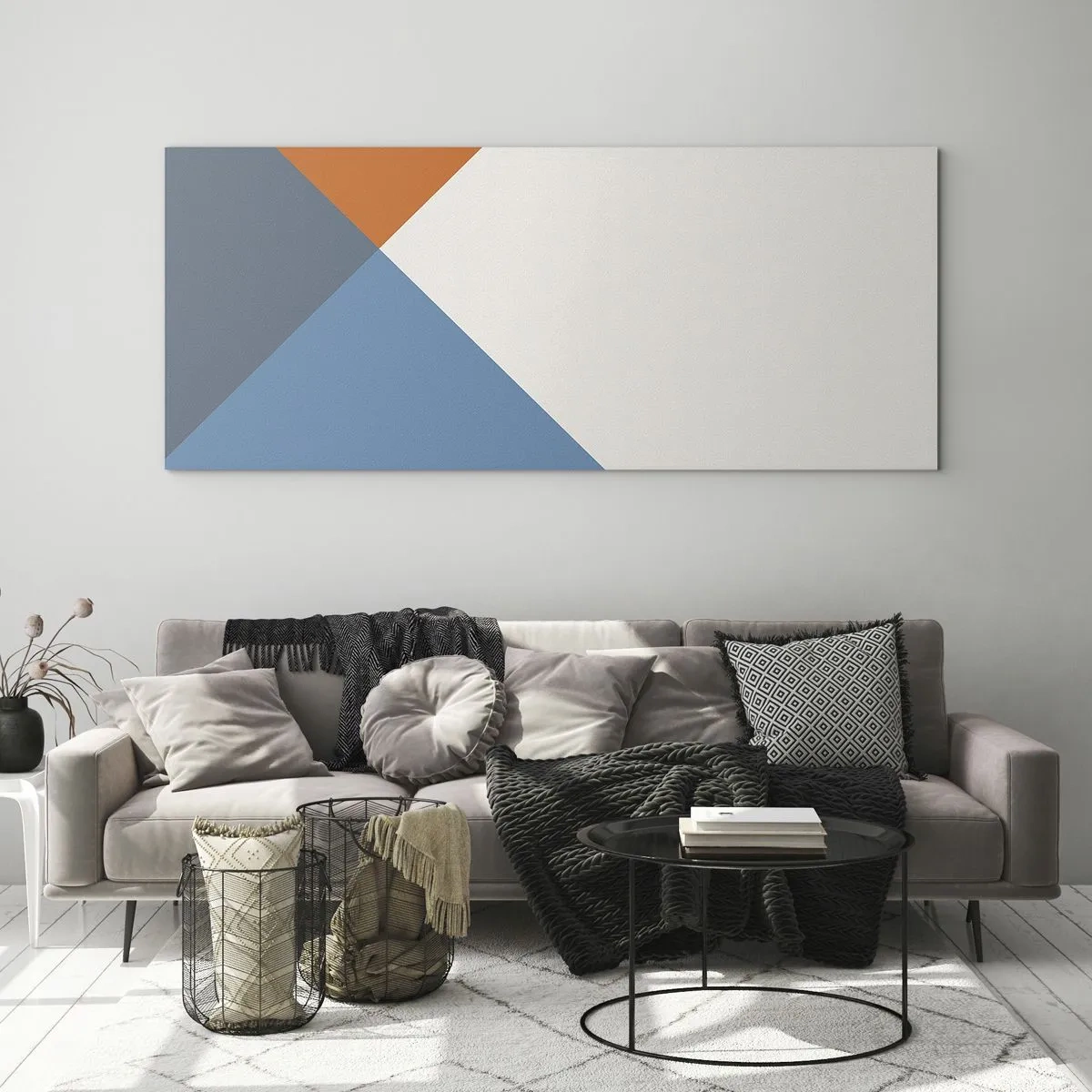 Schilderen op glas - In een hoekje… - 100x40 cm