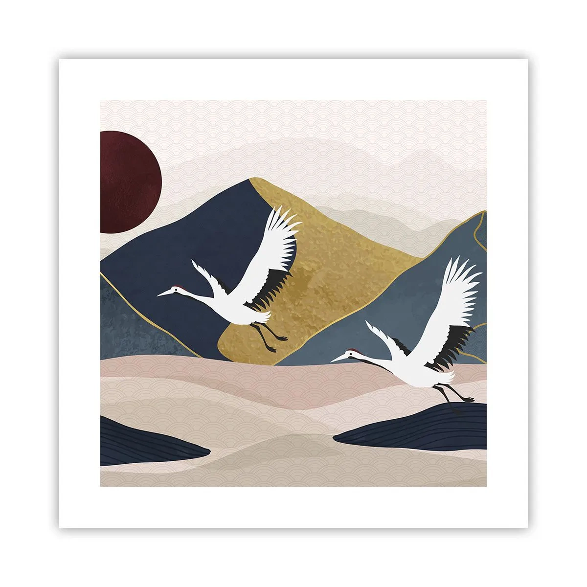 Poster - Het is weer een dag GEGAAN - 40x40 cm