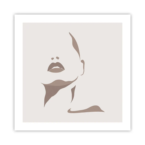 Poster - Gemaakt van licht en schaduw - 50x50 cm