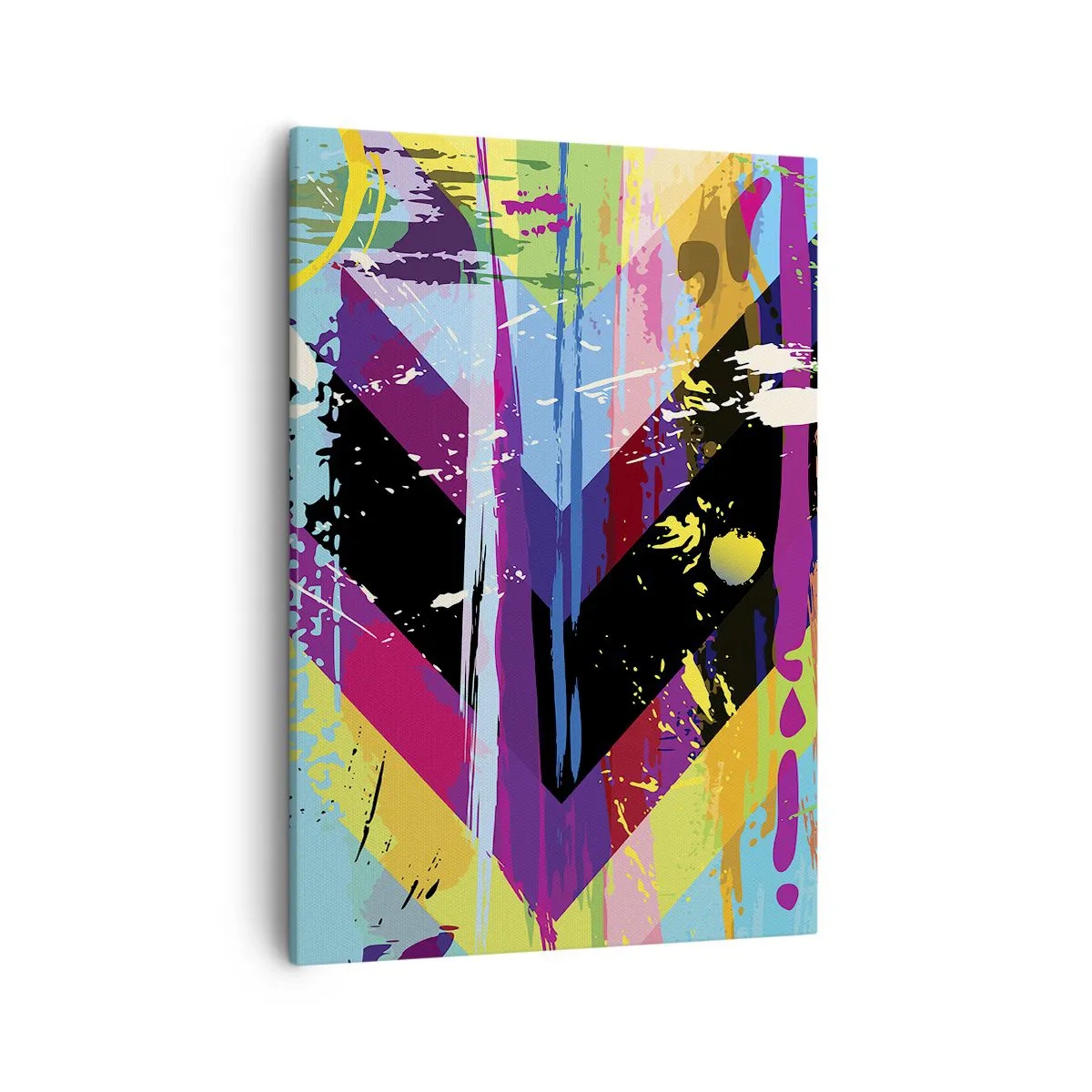 Schilderen op canvas - Van boven naar beneden - 50x70 cm