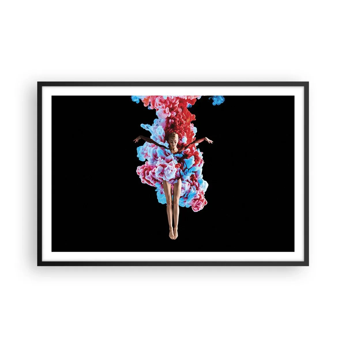 Poster in een zwarte lijst - In volle bloei - 91x61 cm