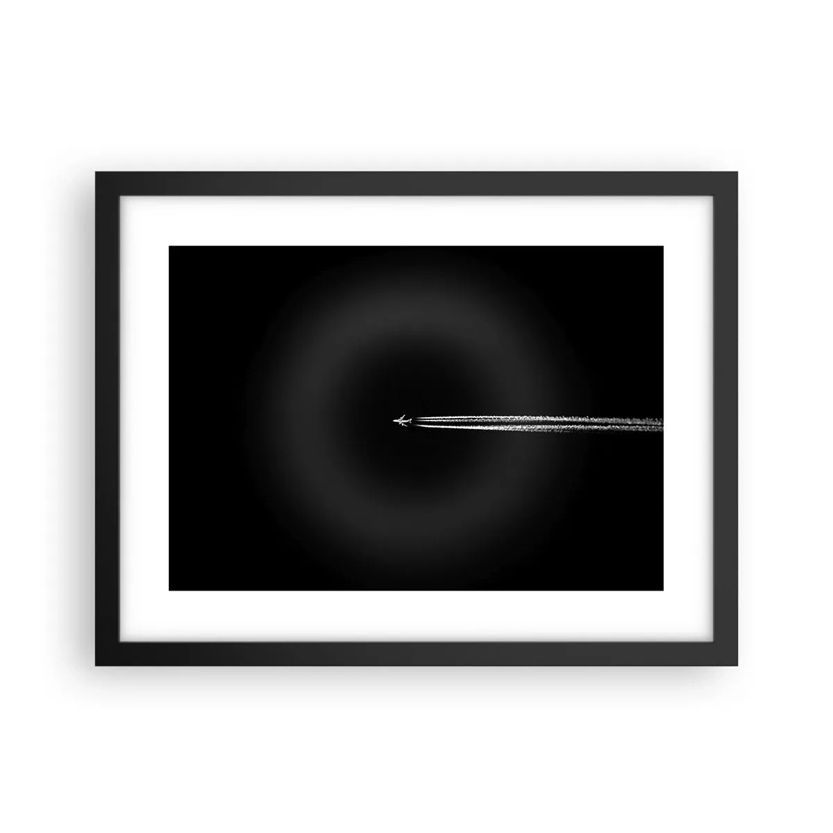 Poster in een zwarte lijst - Naar een andere dimensie - 40x30 cm