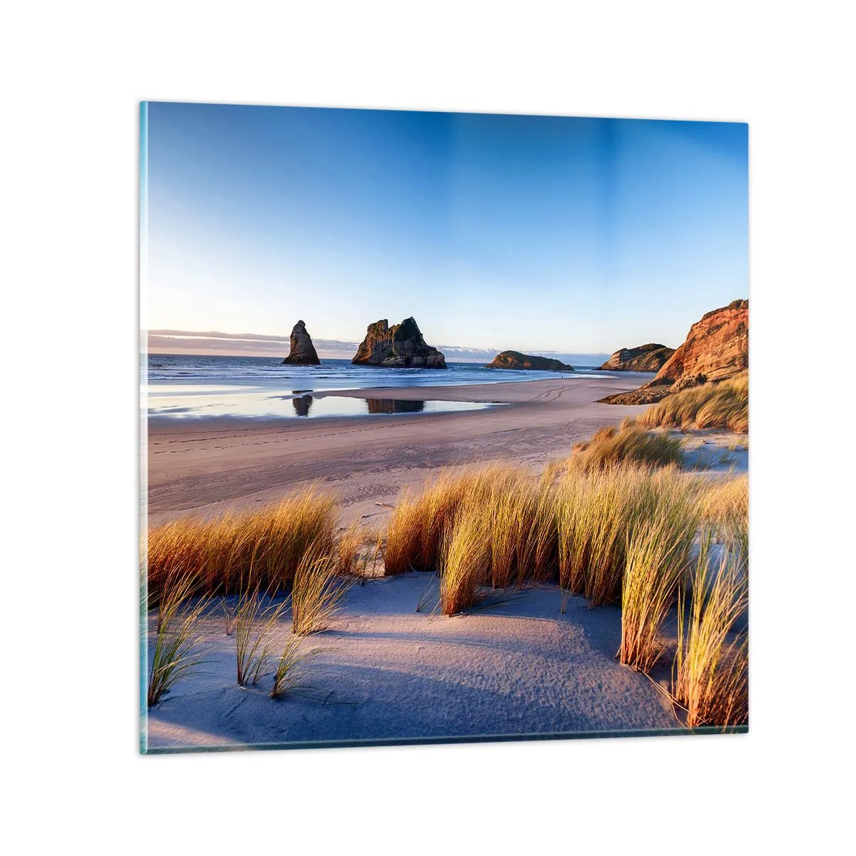 Schilderen op glas - Voor rustzoekers - 60x60 cm