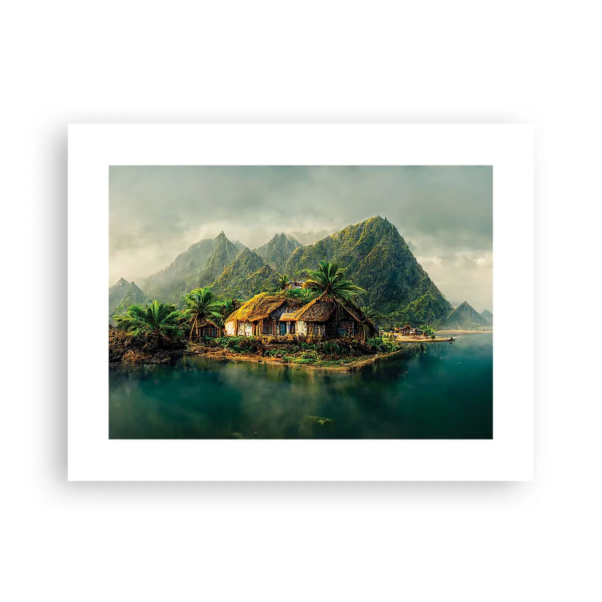 Poster - Tropisch paradijs - 40x30 cm
