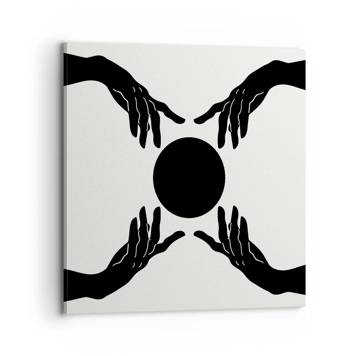 Schilderen op canvas - Geheim teken - 70x70 cm