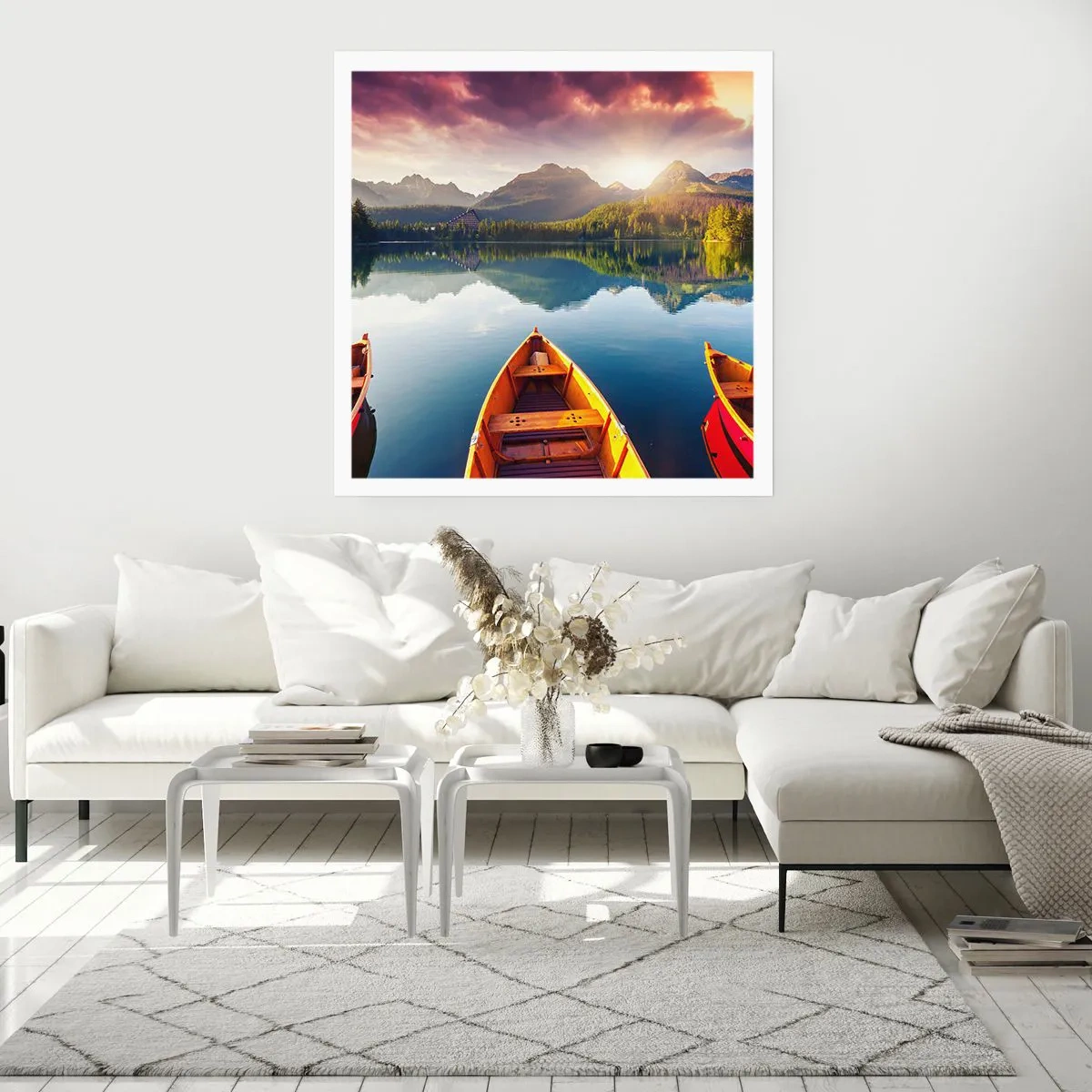 Poster - Niets tegen de natuur - 40x40 cm