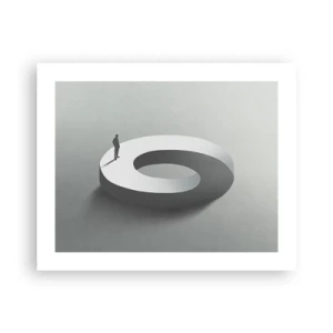 Poster - En wees hier slim - 50x40 cm