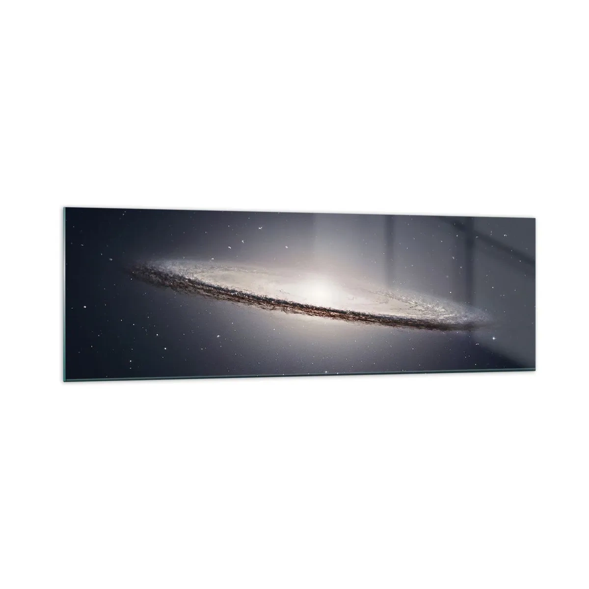 Schilderen op glas - Lang geleden, in een sterrenstelsel ver, ver weg... - 160x50 cm