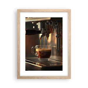 Een poster in een licht eiken lijst - Een sensuele mix - 30x40 cm