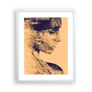 Poster in een witte lijst - Van nature mooi - 40x50 cm