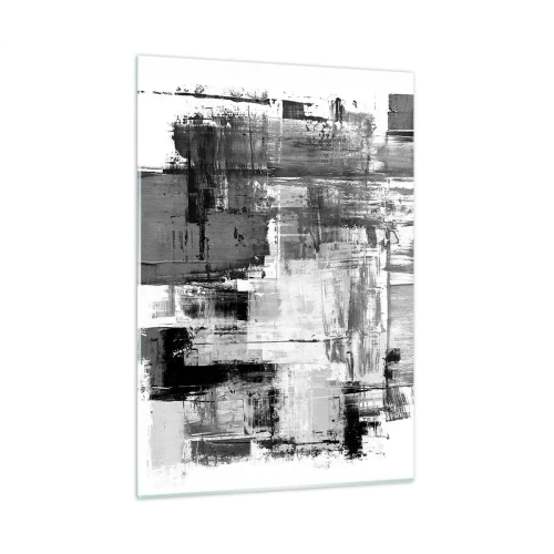 Schilderen op glas - Grijs is prachtig - 50x70 cm