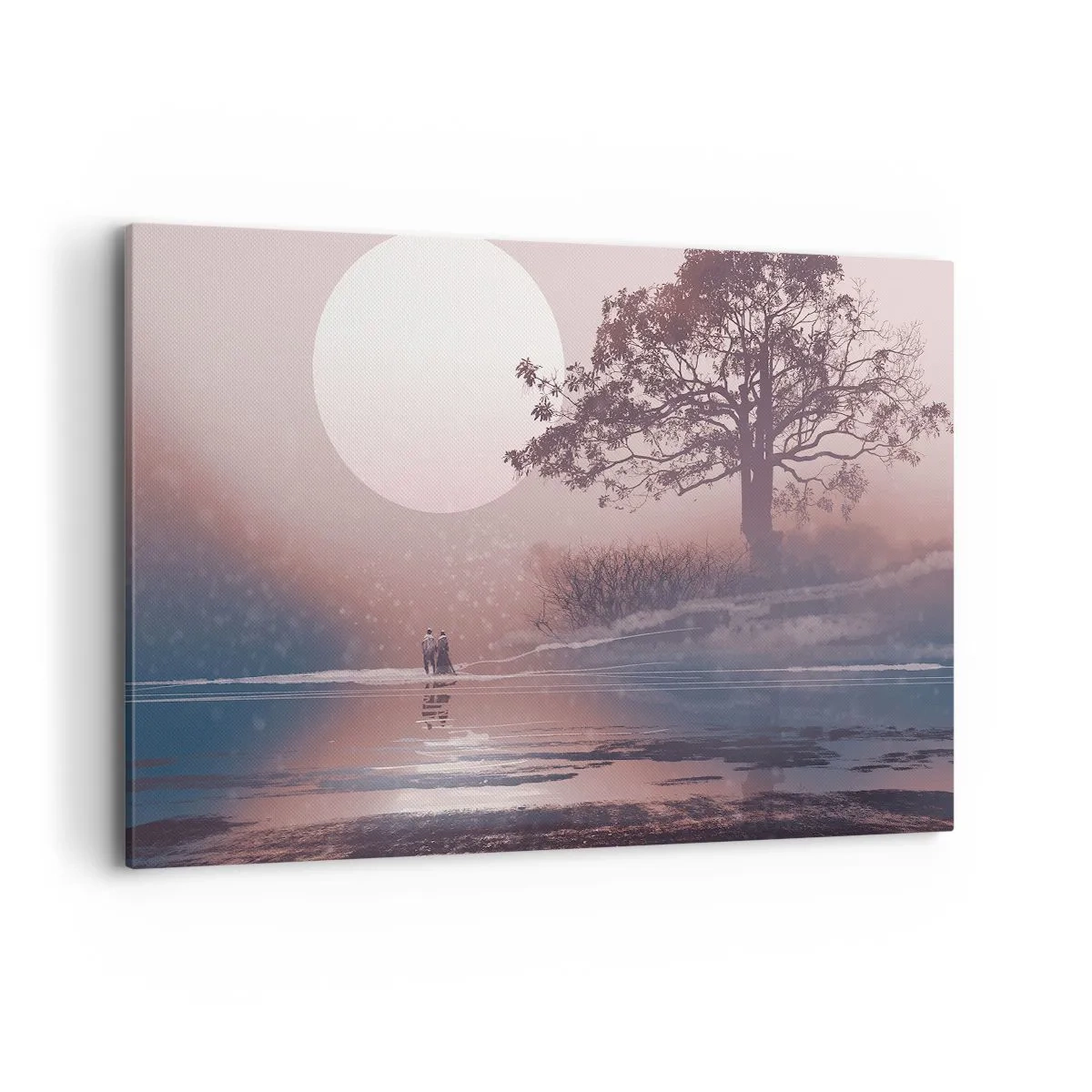 Schilderen op canvas - nacht wonderen - 120x80 cm