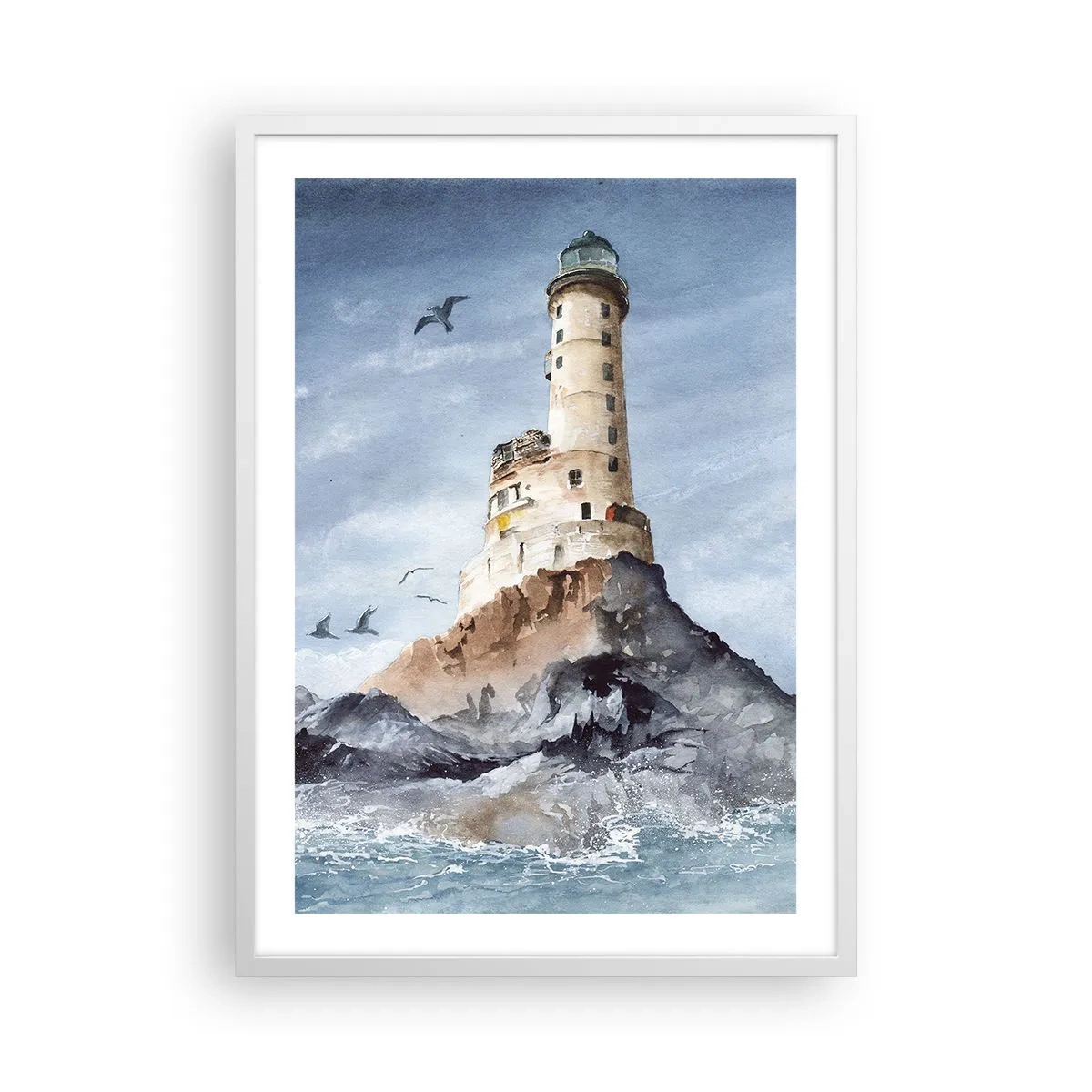 Poster in een witte lijst - Onoverwinnelijk - 50x70 cm