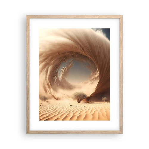 Een poster in een licht eiken lijst - Open portaal - 40x50 cm