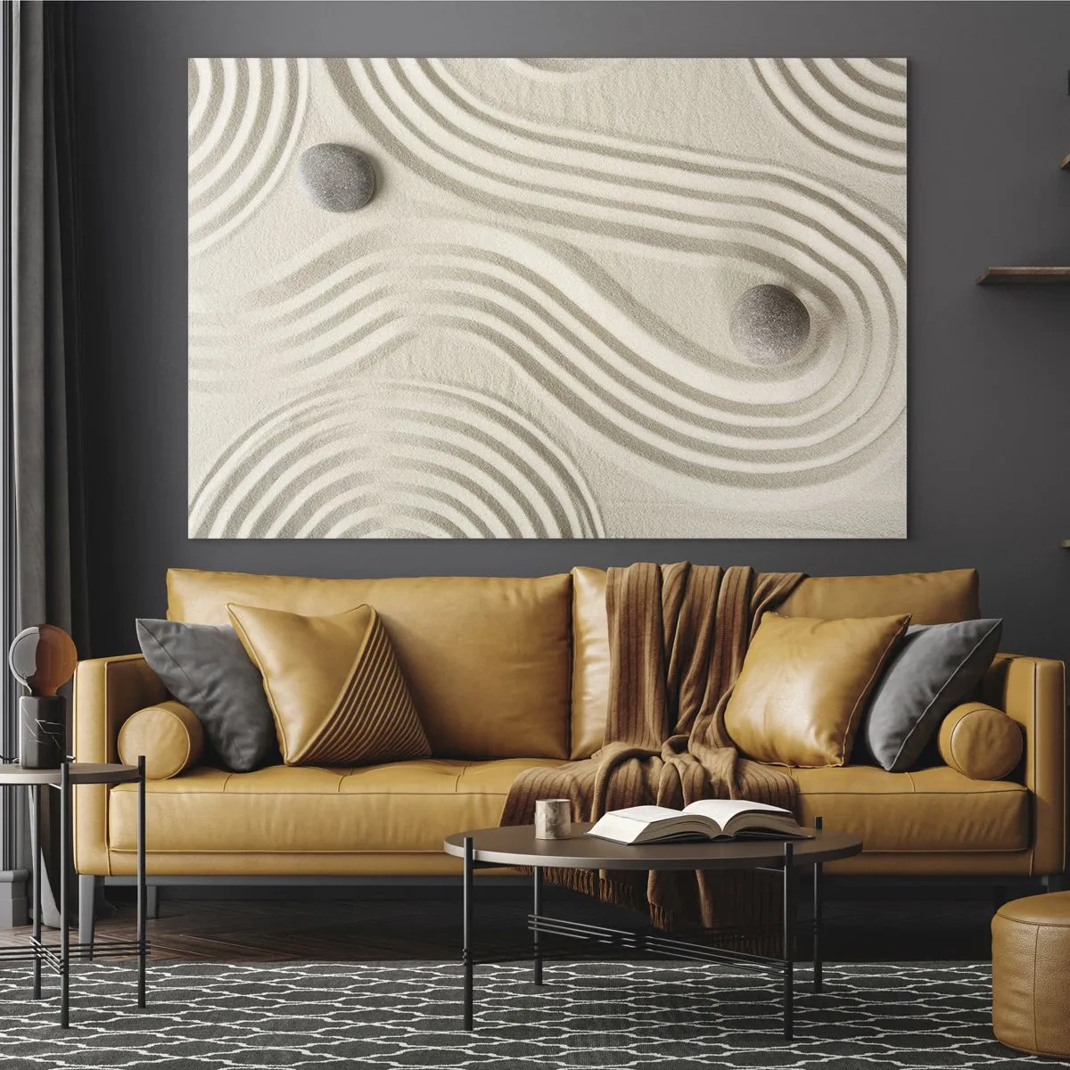 Schilderen op glas - Een vleugje warmte - 120x80 cm