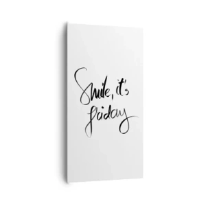 Schilderen op canvas - Echte vreugde - 65x120 cm