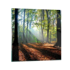 Schilderen op glas - Lichten en schaduwen - 60x60 cm