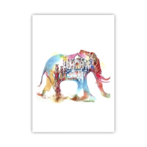 Poster - India - de uitstraling van liefde - 70x100 cm