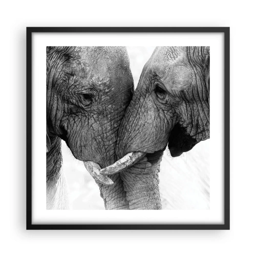 Poster in een zwarte lijst - Oprechte bekentenis - 50x50 cm