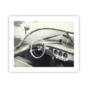 Poster - Weer voor de rijken - 50x40 cm