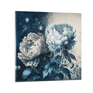 Schilderen op glas - Bij elkaar passend paar - 30x30 cm