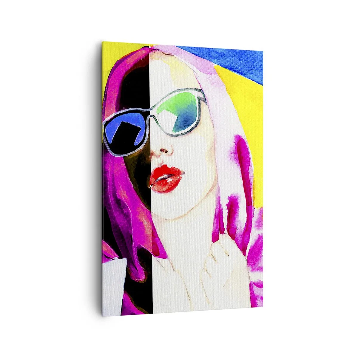 Schilderen op canvas - Ik ben niet wit en ik ben niet zwart - 80x120 cm