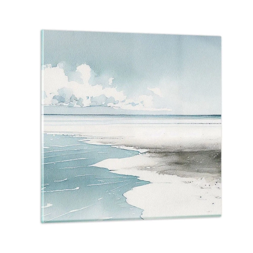Schilderen op glas - Zachte vloed - 30x30 cm