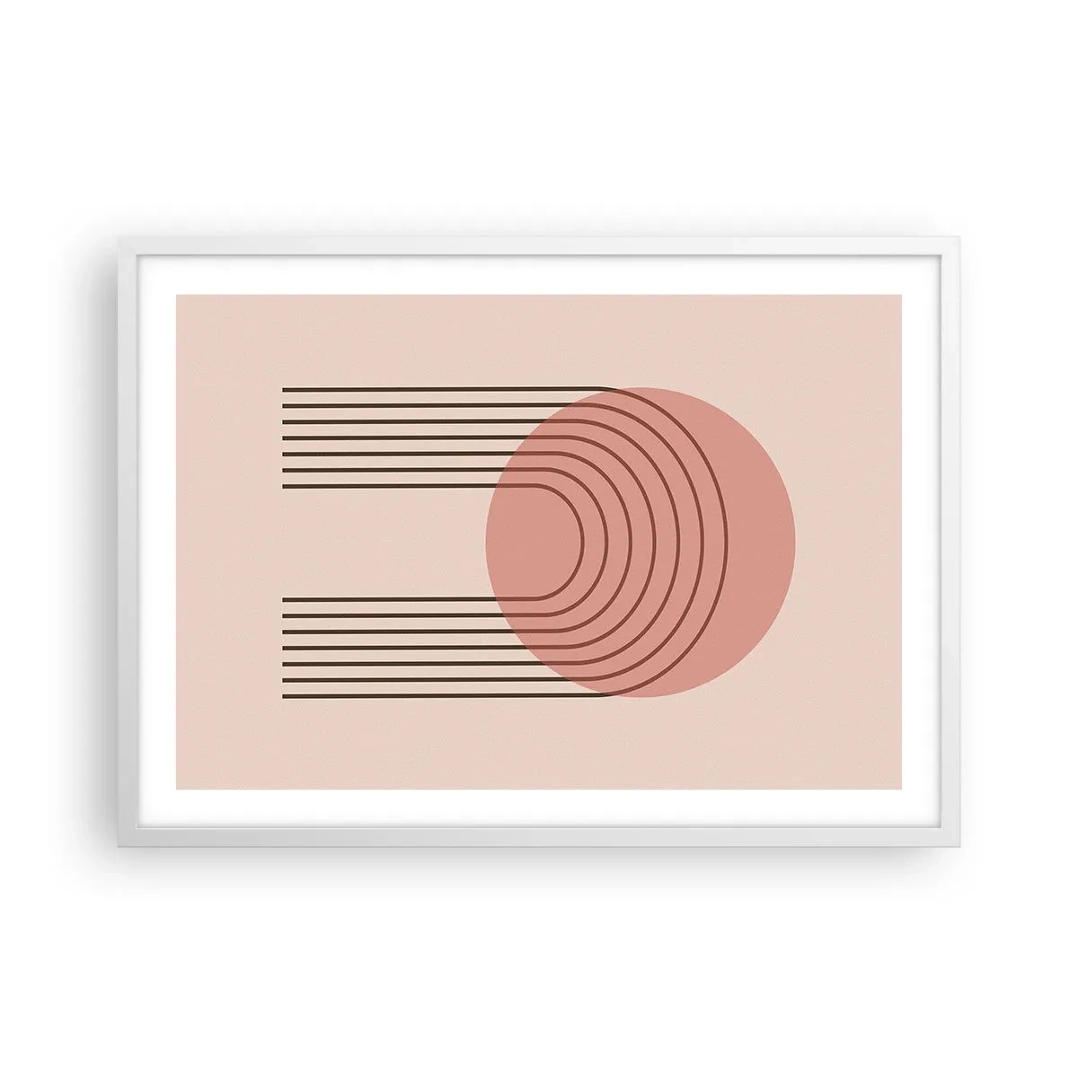 Poster in een witte lijst - Onweerstaanbare aantrekkingskracht - 70x50 cm