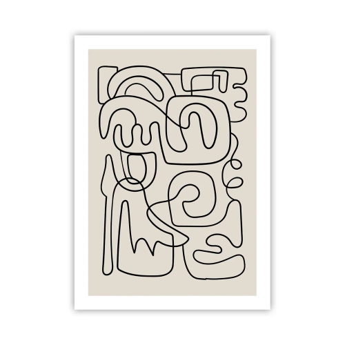 Poster - Volg het pad - 50x70 cm