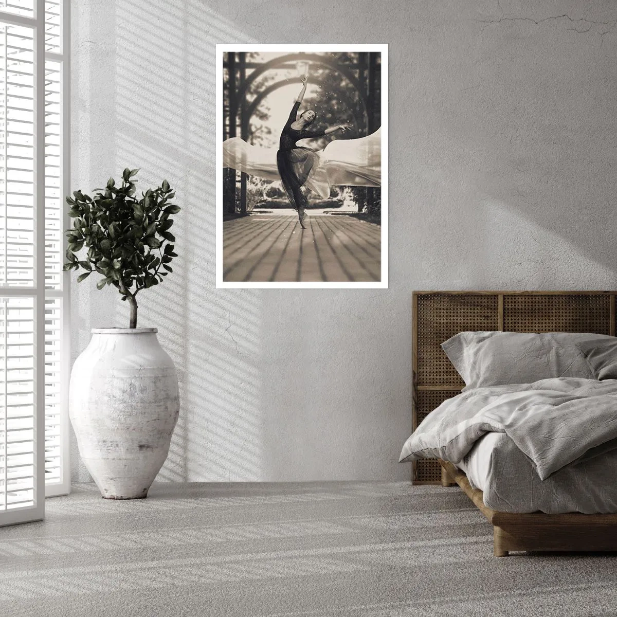 Poster - De dans van de tuingeest - 70x100 cm