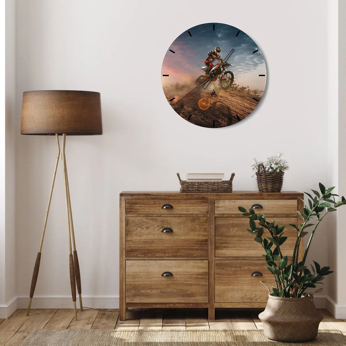 Wandklok - Klok - Voor overwinning - 40x40 cm
