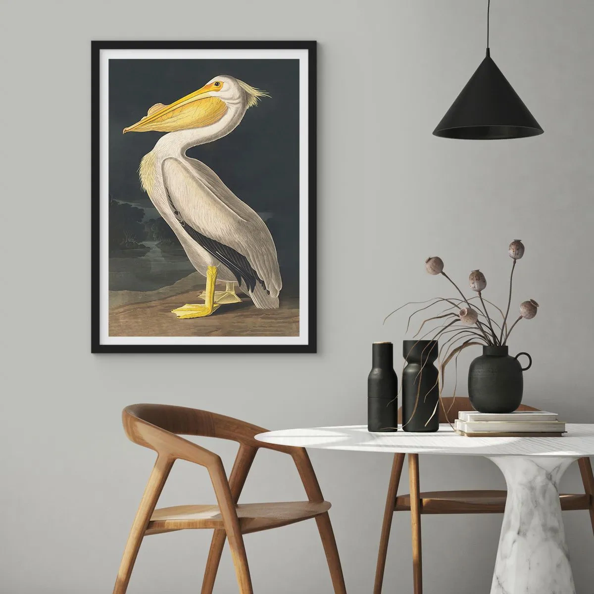 Poster in een zwarte lijst - Vol trots - 30x40 cm