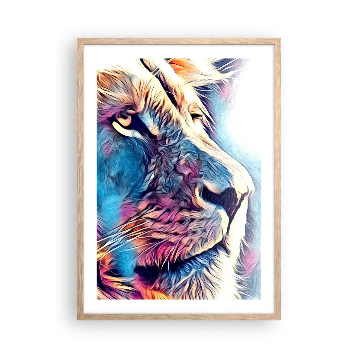 Een poster in een licht eiken lijst - De wijsheid van de natuur - 50x70 cm