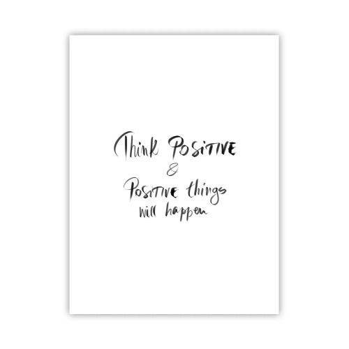 Poster - Hoe leef je het leven? - 30x40 cm