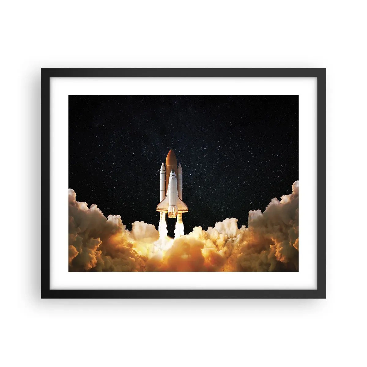 Poster in een zwarte lijst - Advertentie astra! - 50x40 cm