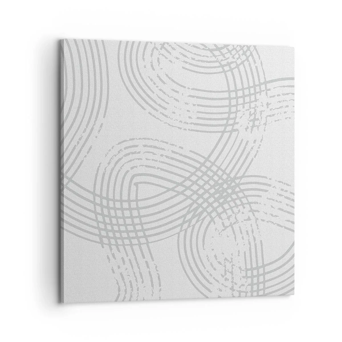 Schilderen op canvas - Er is geen rechte weg - 60x60 cm