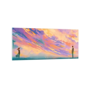 Schilderen op glas - Aantrekkingskracht - 120x50 cm