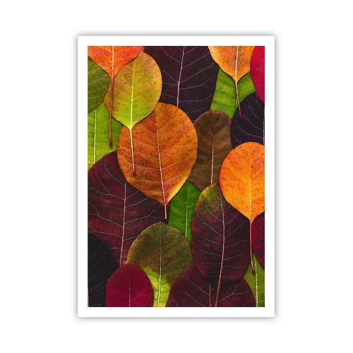 Poster - Herfst mozaïek - 70x100 cm