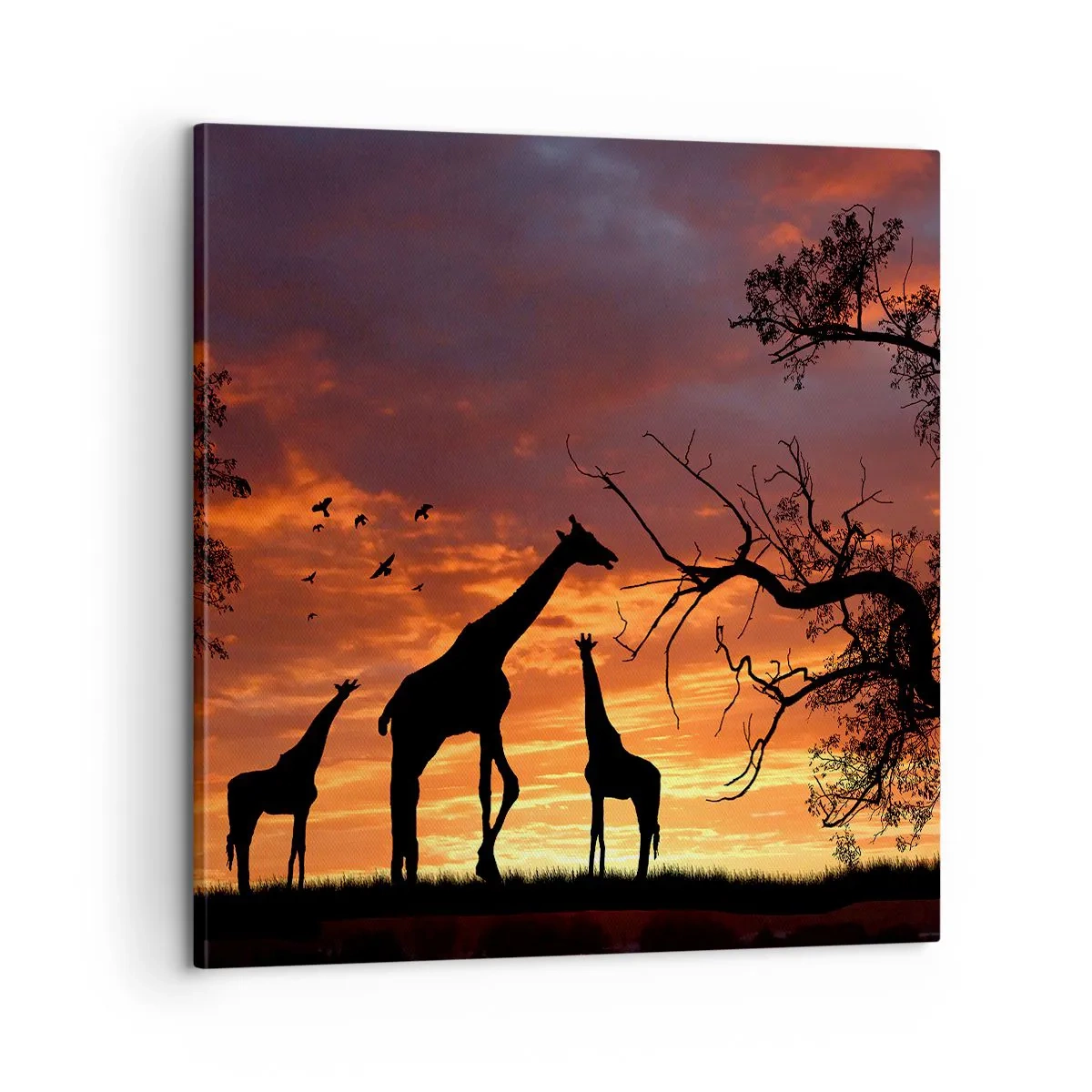 Schilderen op canvas - Een klein diner met je geliefden - 60x60 cm