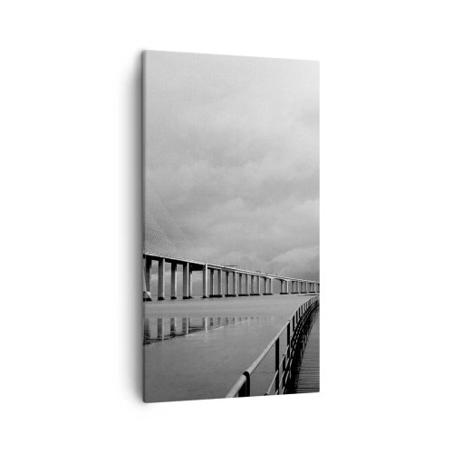 Schilderen op canvas - Gun iedereen wat hij verdient. - 45x80 cm