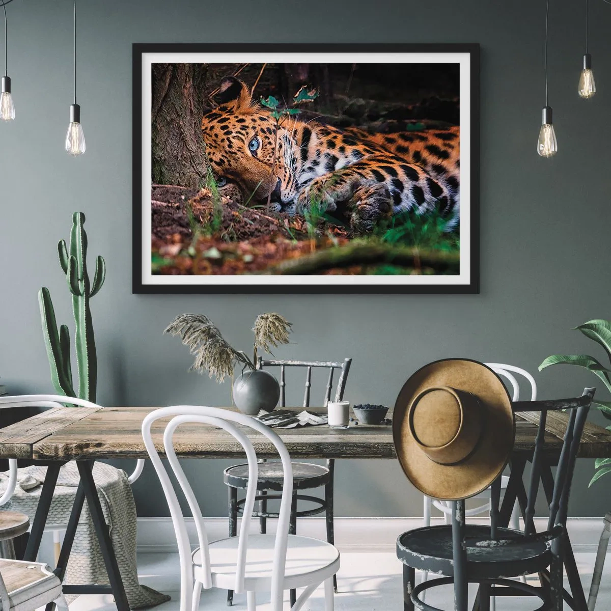 Poster in een zwarte lijst - Geloof me - 91x61 cm