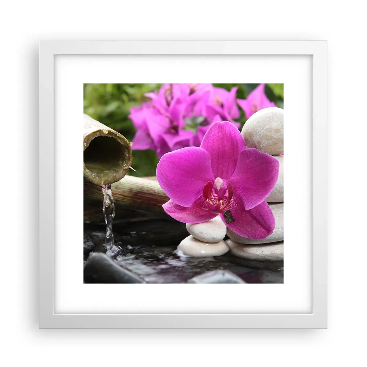 Poster in een witte lijst - Je bent al aan het rusten - 30x30 cm