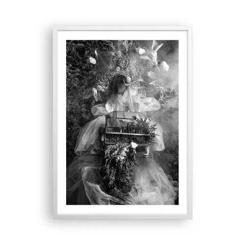 Poster in een witte lijst - Moeder zelf - Natuur - 50x70 cm