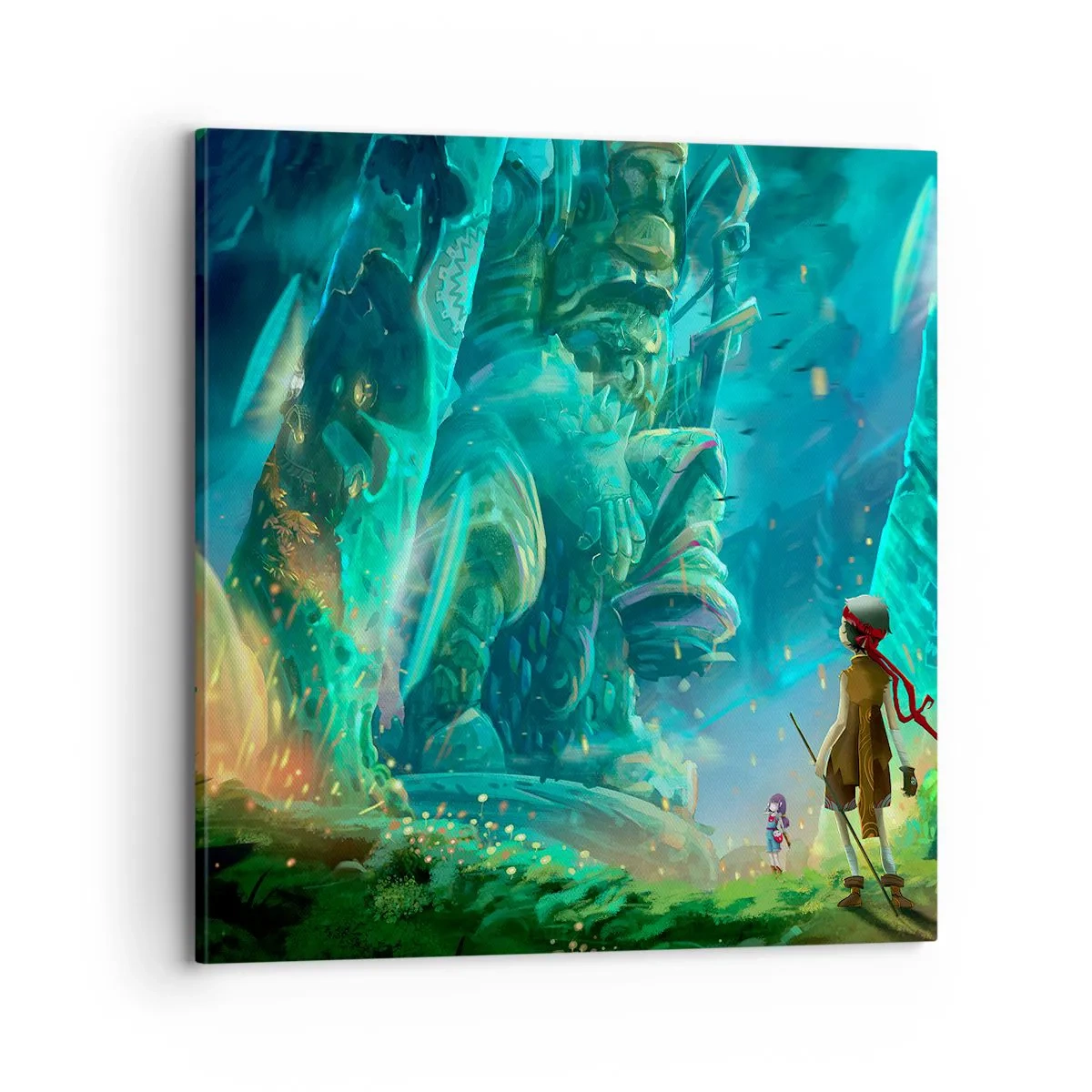 Schilderen op canvas - Uit het grote Sprookjesboek - 70x70 cm