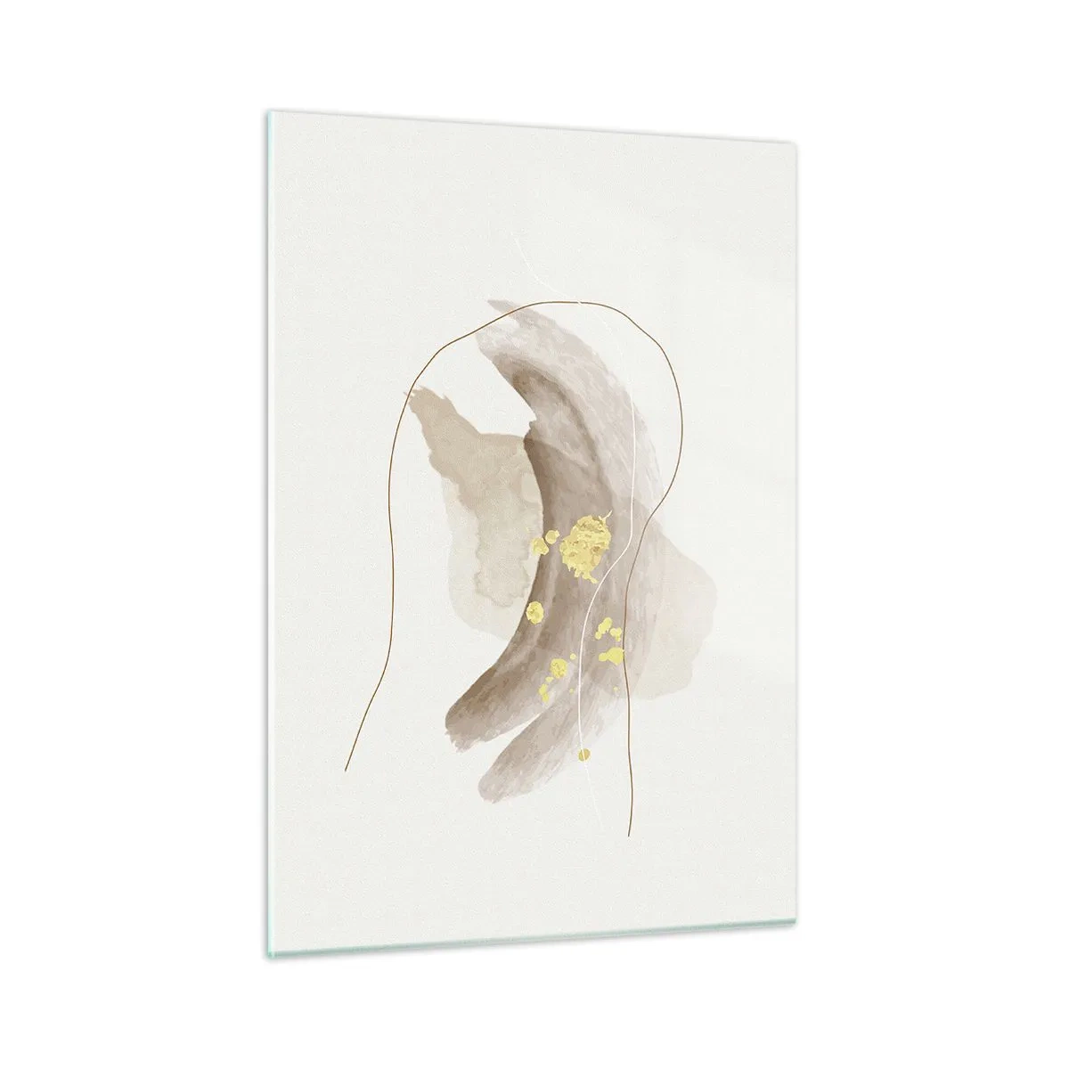 Schilderen op glas - Ontmoet in de ruimte - 50x70 cm